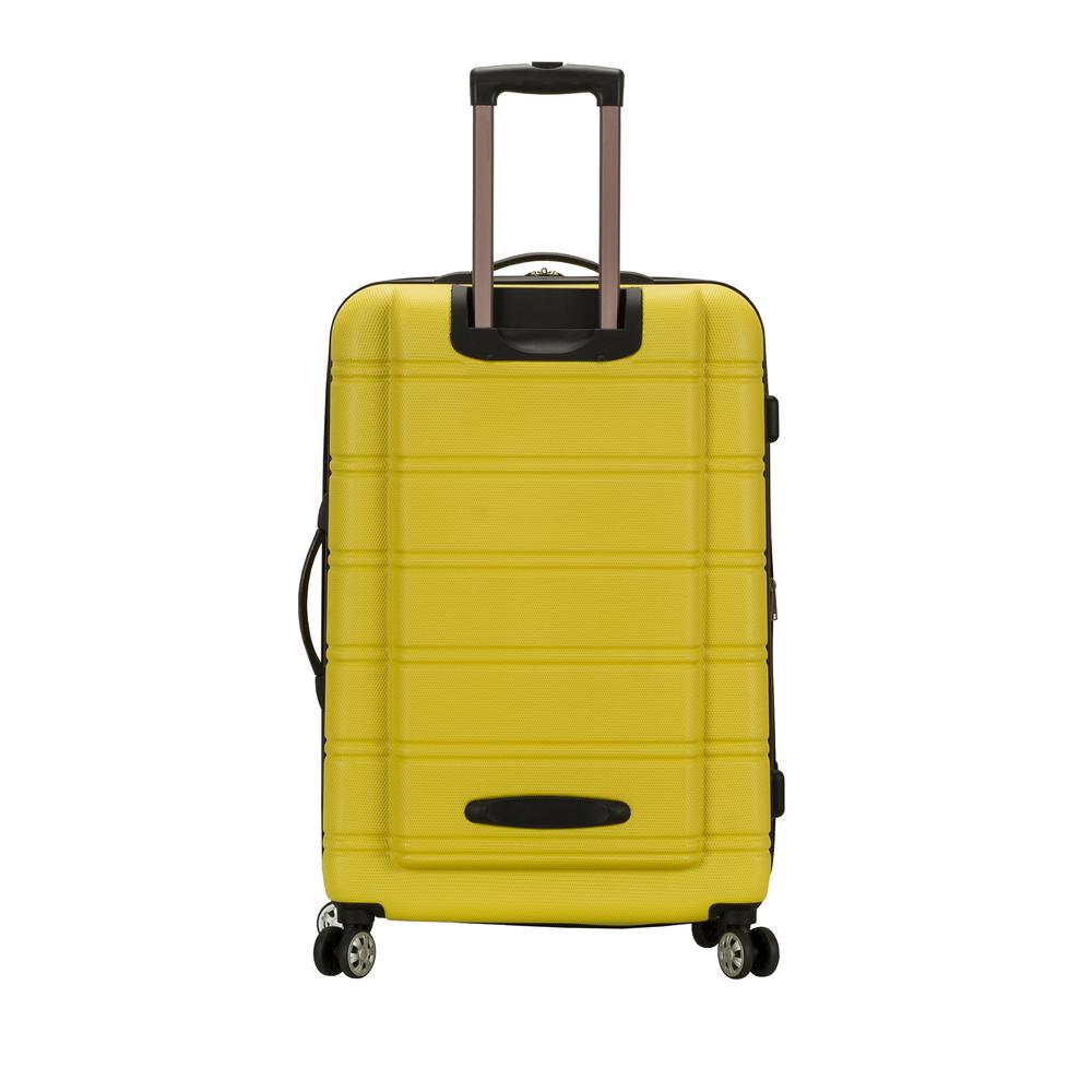 20", 28" 2Pc Expandable Abs Spinner Set, Yellow. Picture 2
