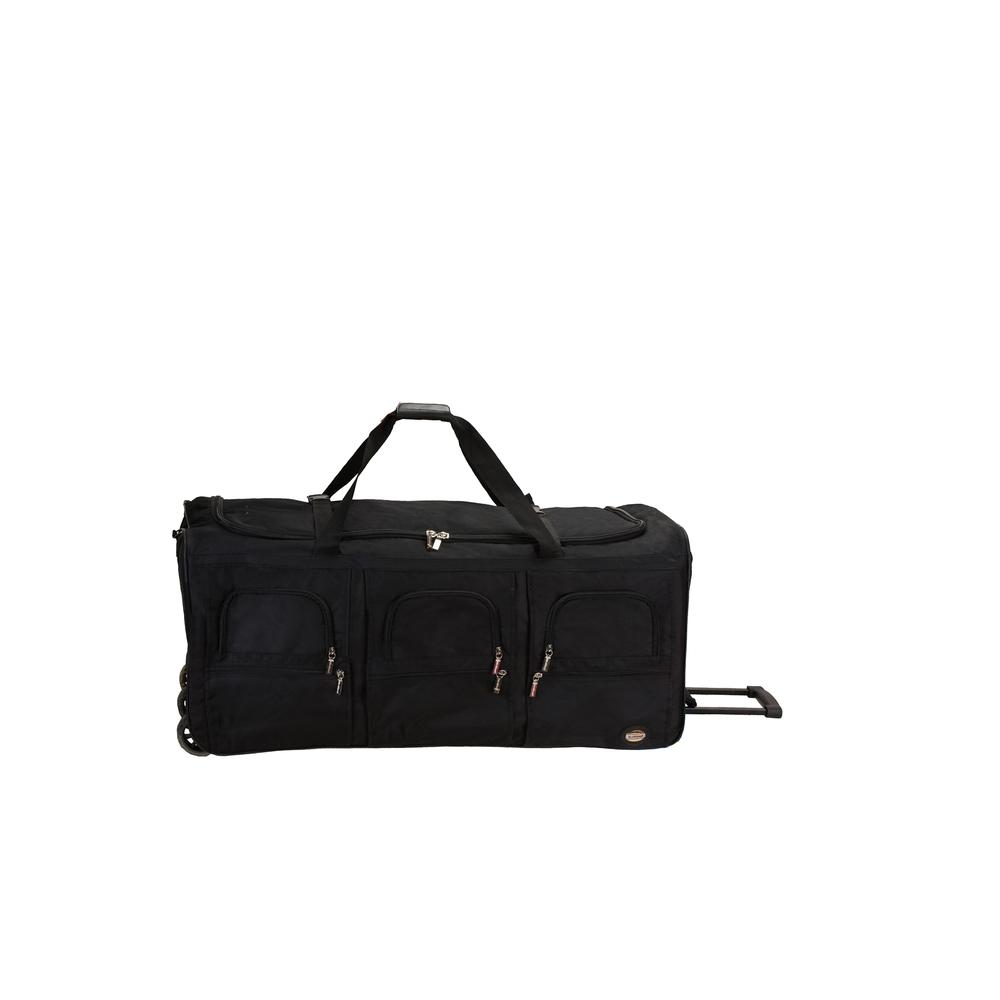 40" Rolling Duffle, Black. Picture 1