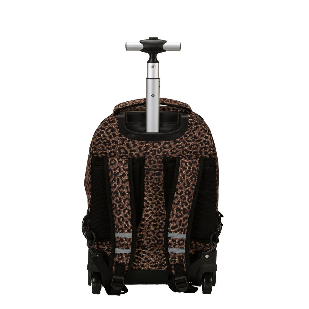 19" Rolling Backpack, Leopard. Picture 2