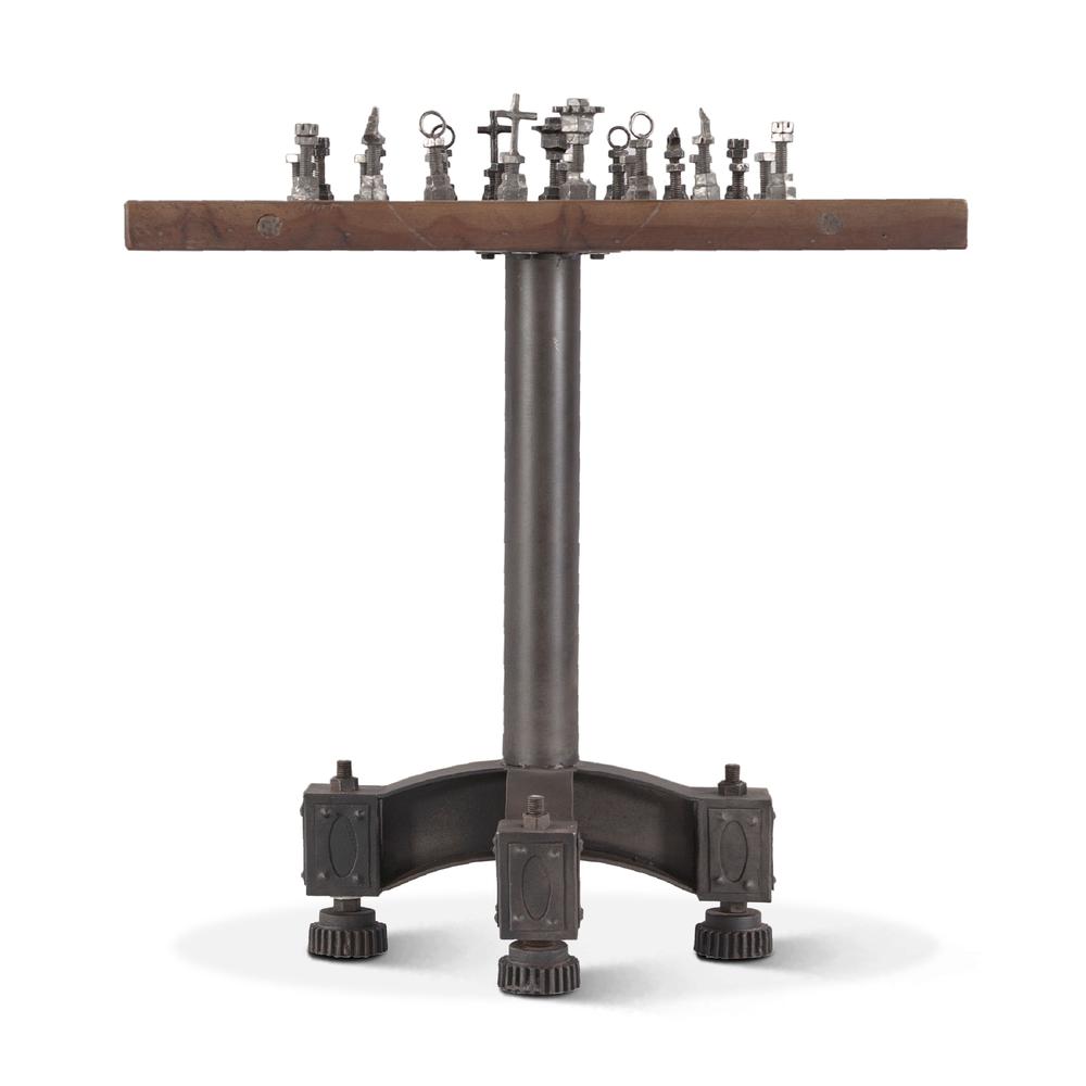 Rustic Revival Chess Table. Picture 4
