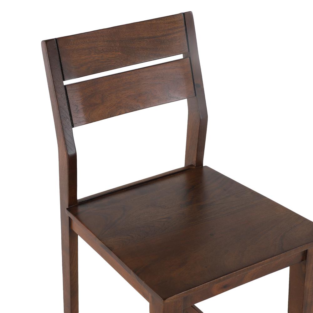 Mapai Acacia Wood Counter Chairs, Set of 2. Picture 3