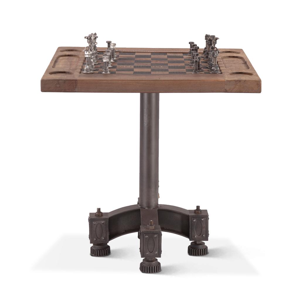 Rustic Revival Chess Table. Picture 1