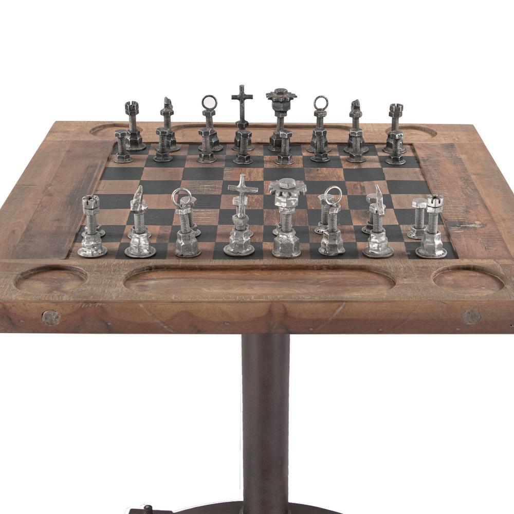 Rustic Revival Chess Table. Picture 6