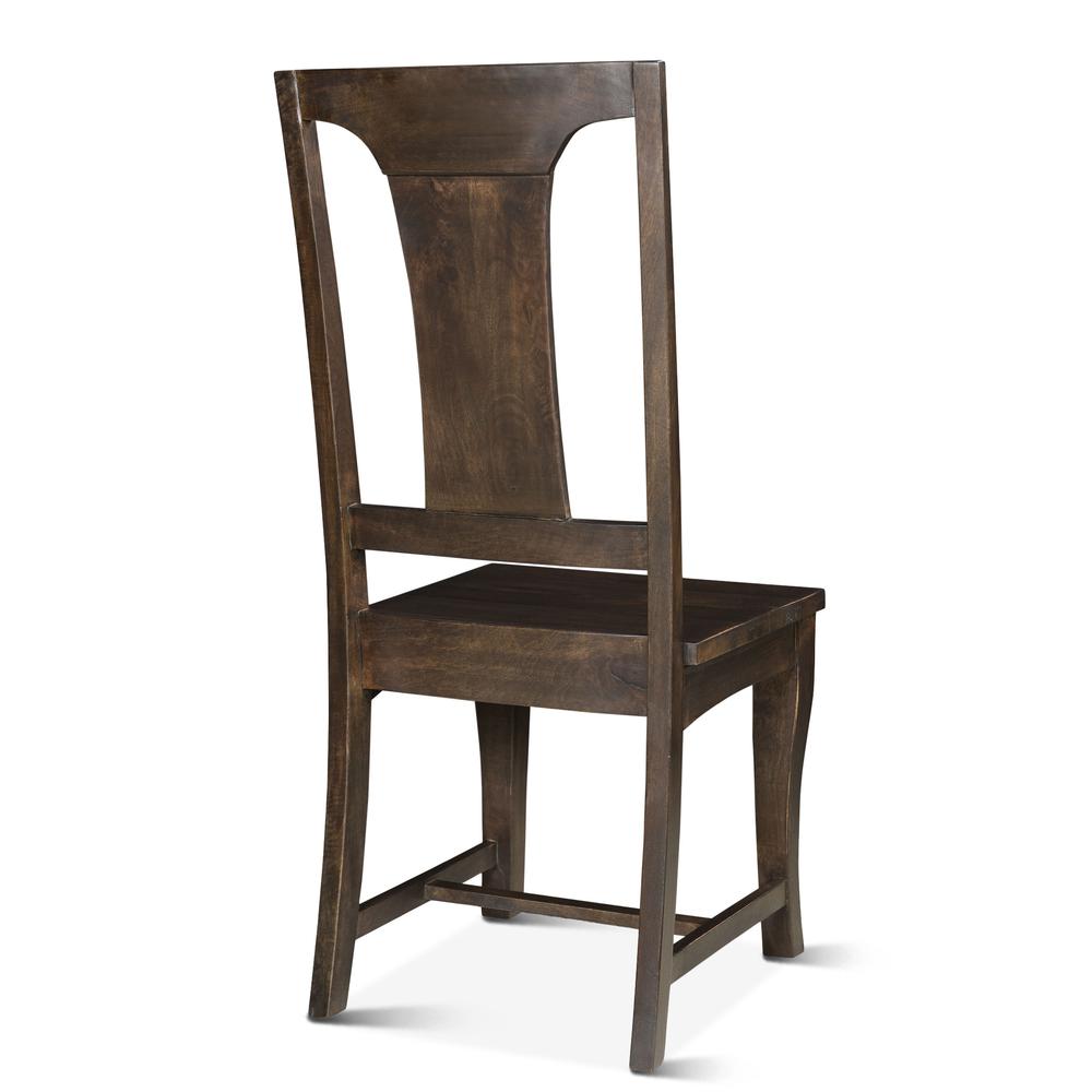 Toulon Dining Chairs in Vintage Brown Finish - set of 2. Picture 2