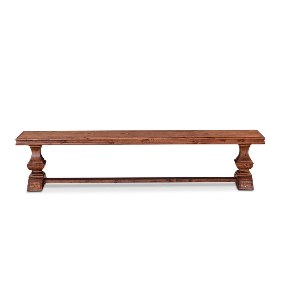 Charlotte 82" Bench in Earth Finish. Picture 1