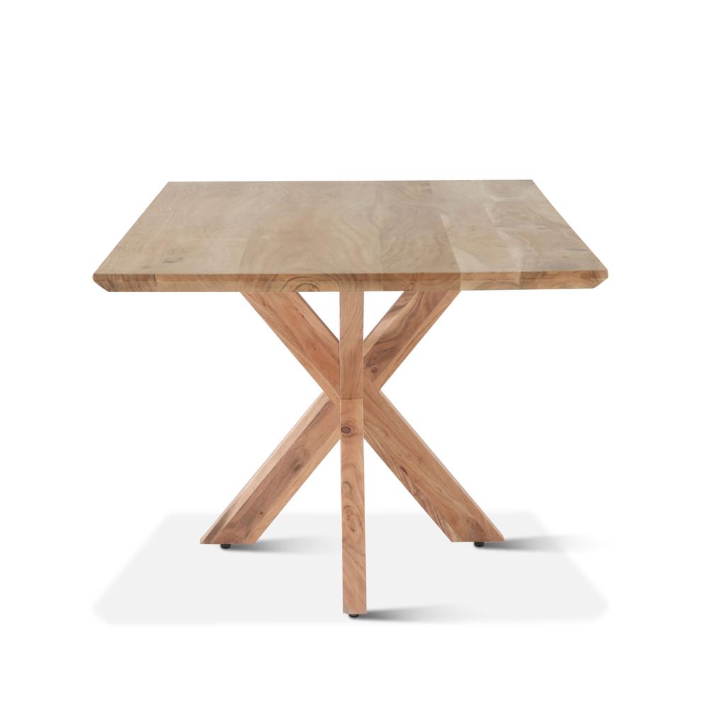 Stockholm Natural Acacia Wood Dining Table. Picture 3
