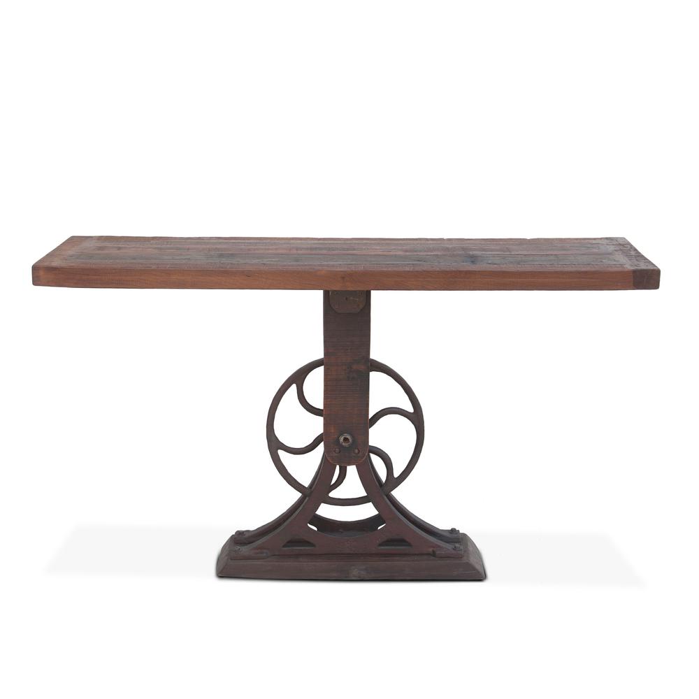 Sterling 56-Inch Cast Iron Console Table. Picture 2