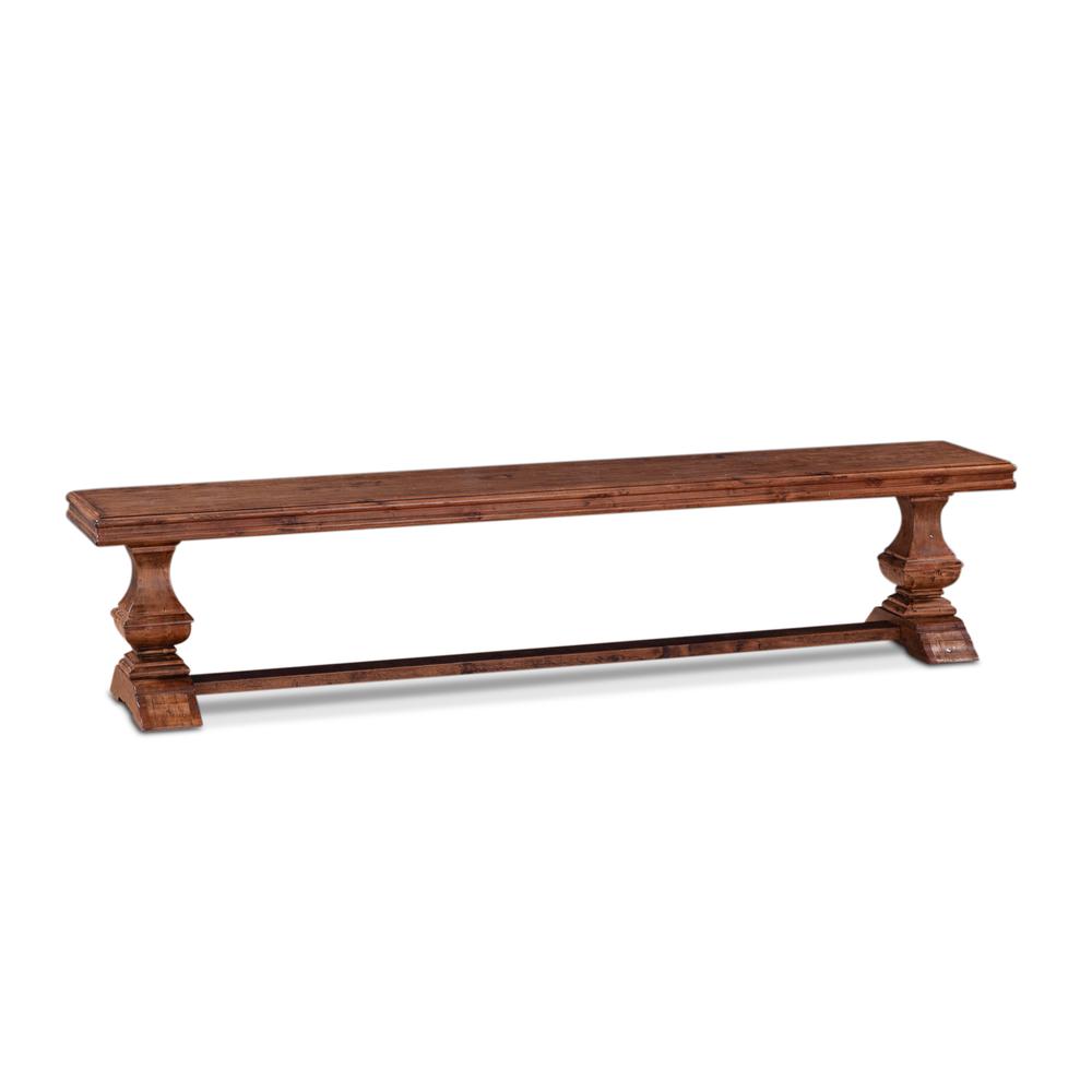 Charlotte 82" Bench in Earth Finish. Picture 7