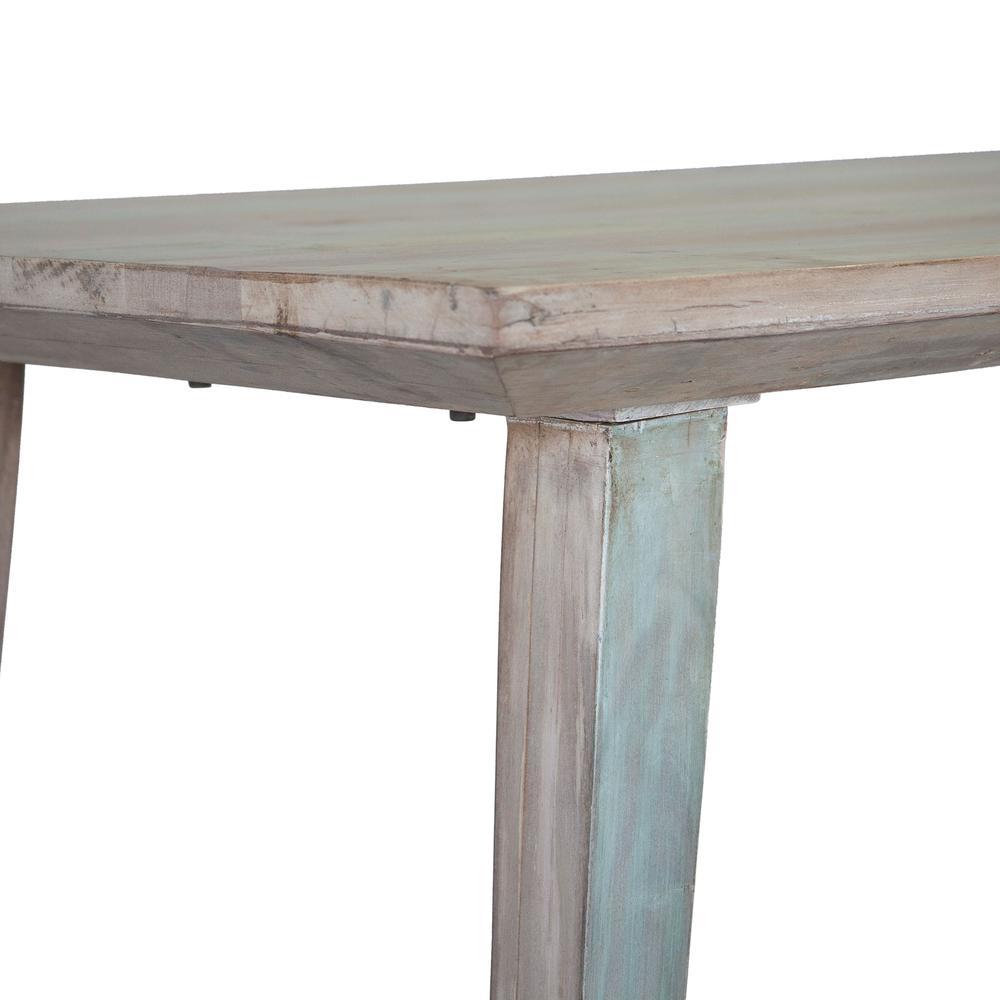 Cordoba 66-Inch Vintage Reclaimed Teak Dining Table. Picture 3