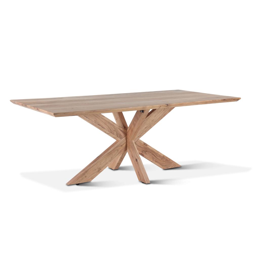 Stockholm Natural Acacia Wood Dining Table. Picture 1