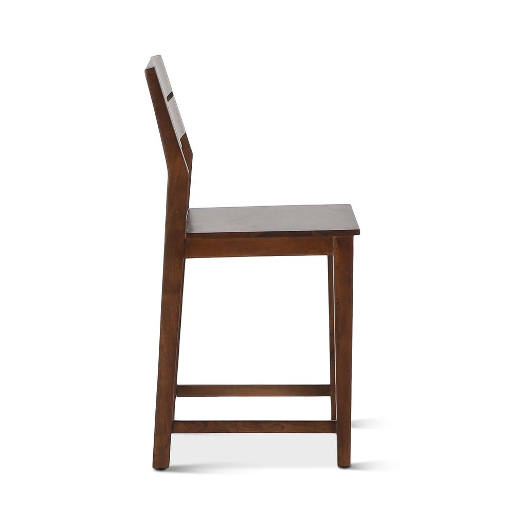 Mapai Acacia Wood Counter Chairs, Set of 2. Picture 1