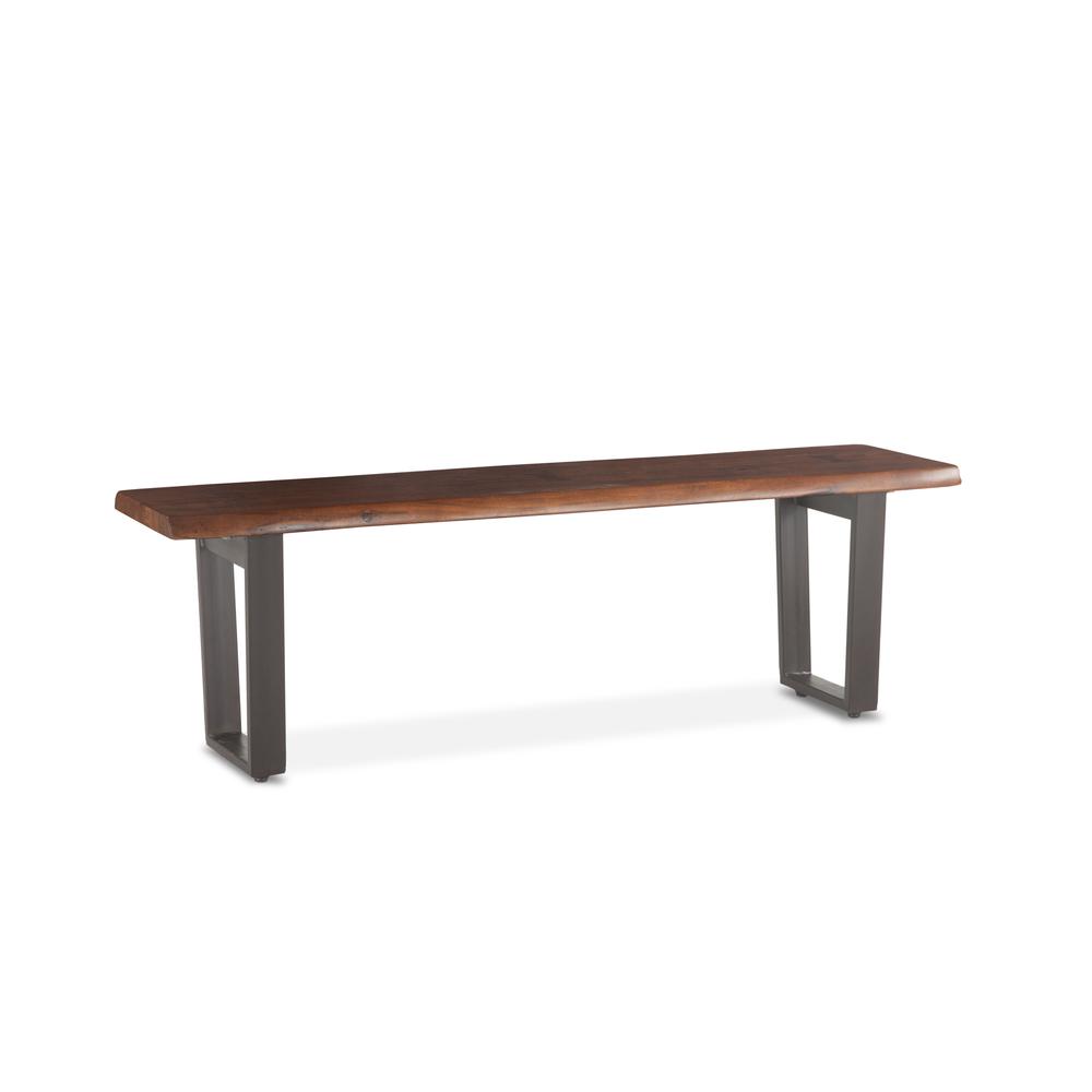 Belfrie 56-Inch Acacia Wood Dining Bench. Picture 1