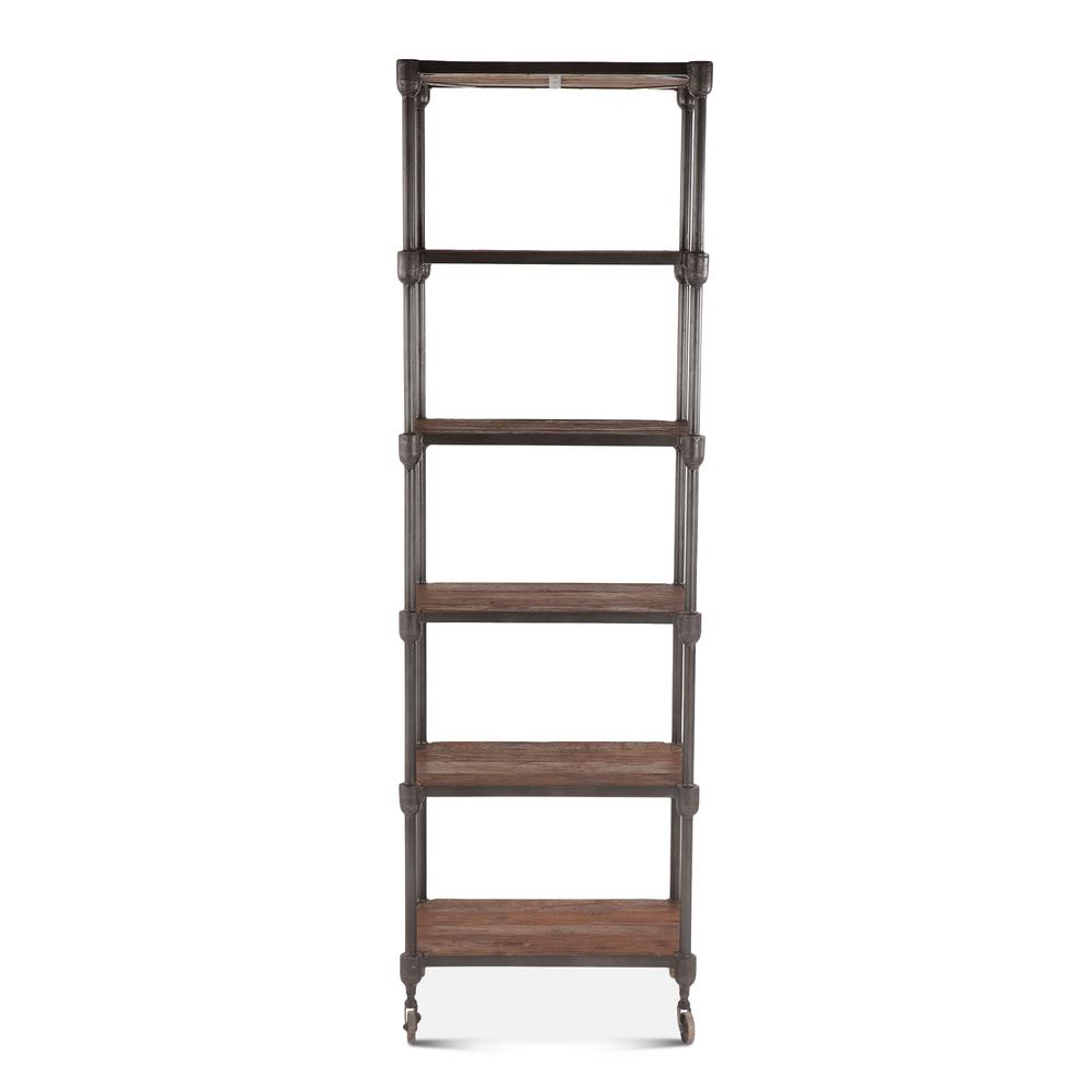 Paxton 25-Inch Wide Industrial Bookshelf. Picture 4