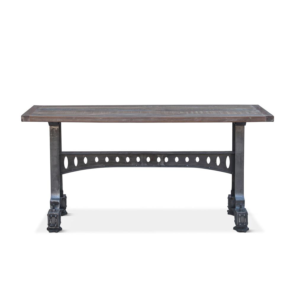 Rustic Industrial Reclaimed Wood Console Table, Belen Kox. Picture 3