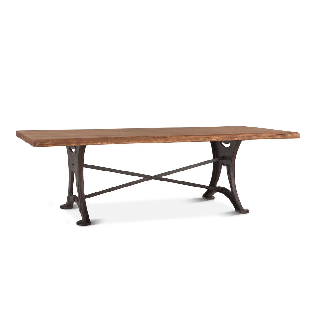 Blayne 106-Inch Rectangle Live Edge Dining Table. Picture 1