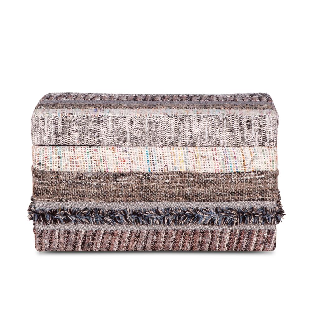 Algiers Upholstered Multi-Color Storage Ottoman. Picture 1