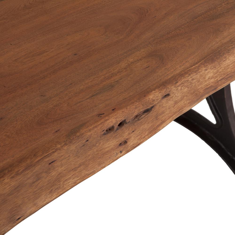 Blayne 106-Inch Rectangle Live Edge Dining Table. Picture 6