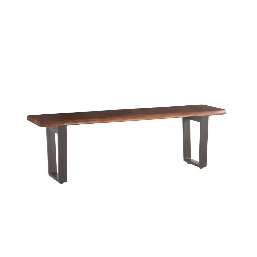 Belfrie 56-Inch Acacia Wood Dining Bench. Picture 6