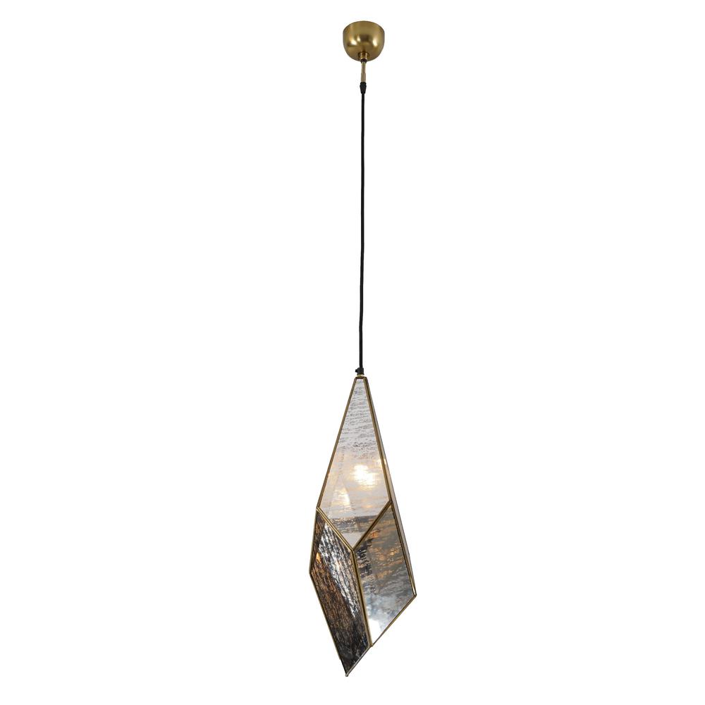 Glass Teardrop Bali Boho Hanging Pendant Light. The main picture.