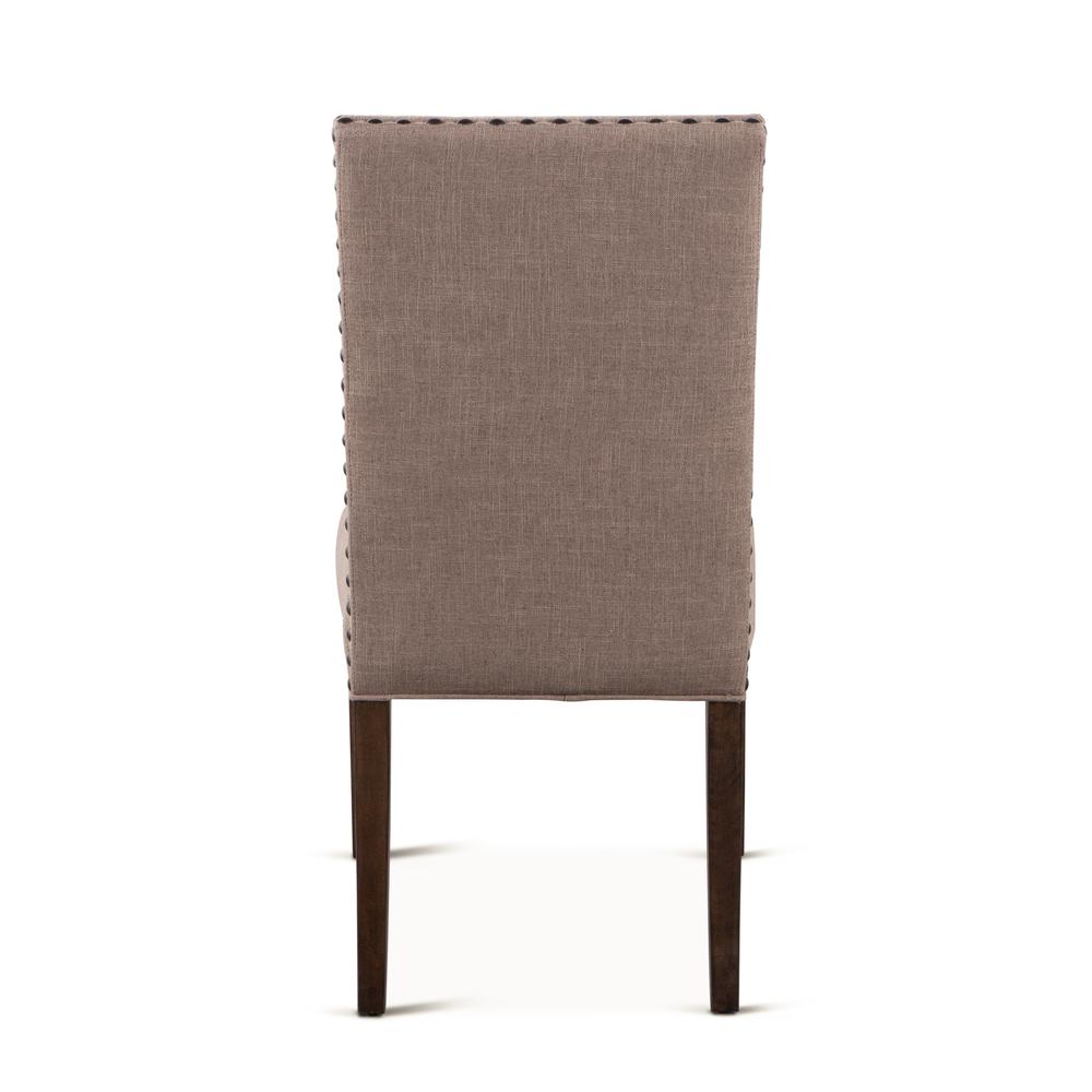 Bristol Olive Linen Dining Chairs, Set of 2. Picture 4