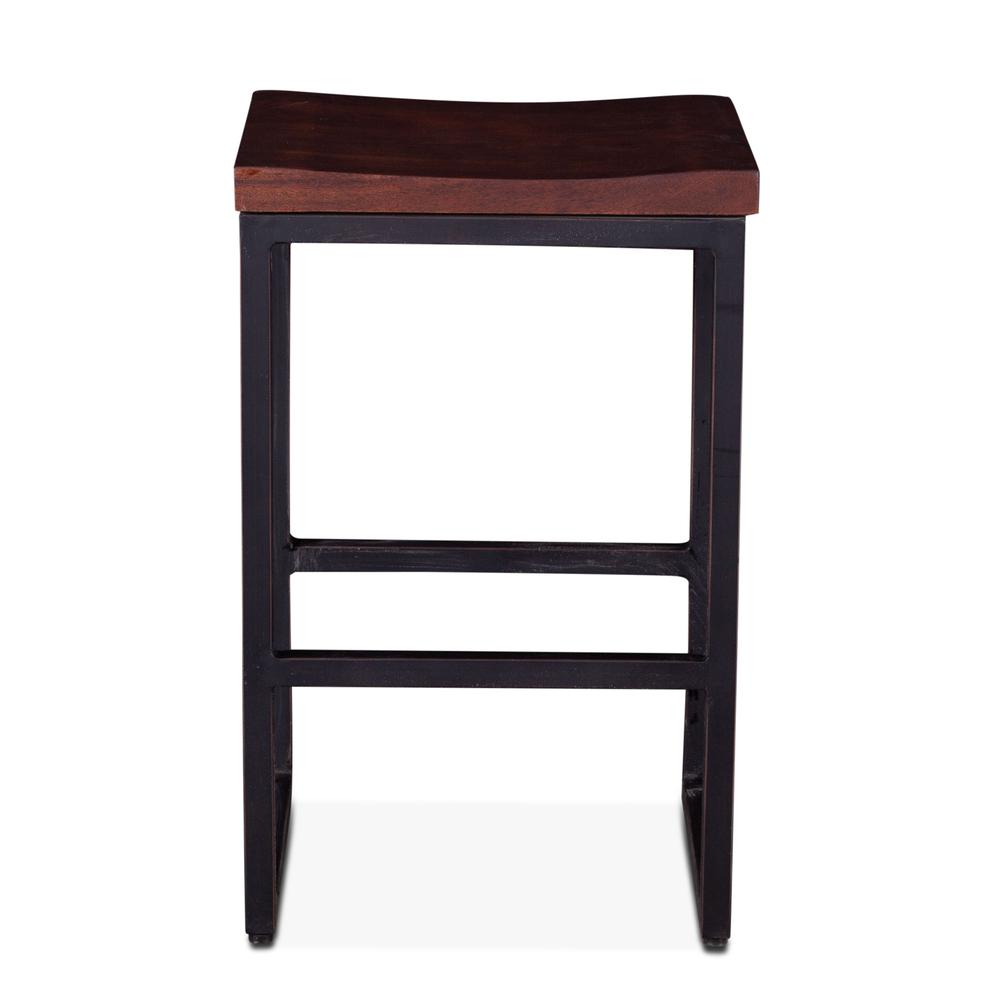 Amici 25.5-Inch Tall Acacia Wood Counter Stool. Picture 3