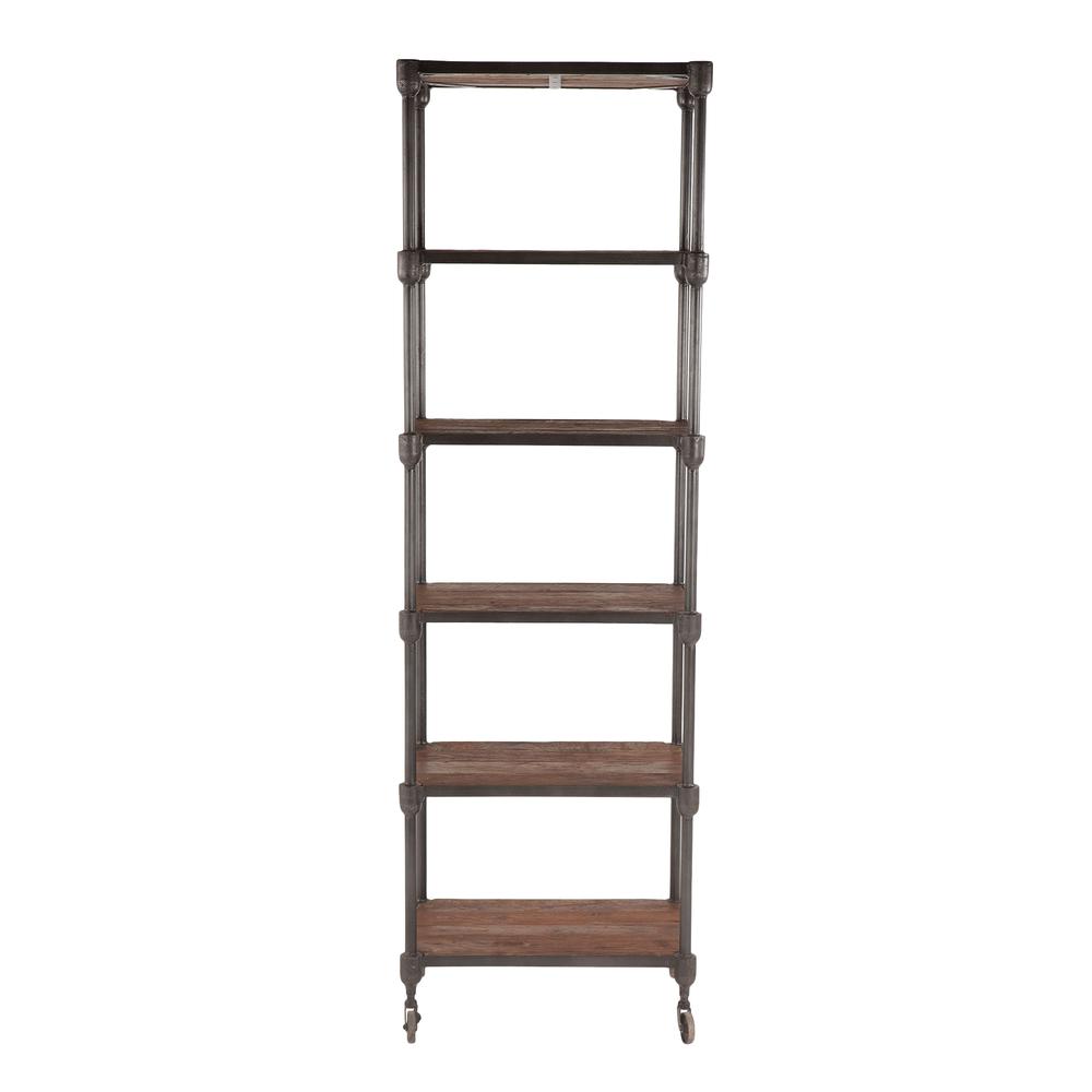 Paxton 25-Inch Wide Industrial Bookshelf. Picture 6