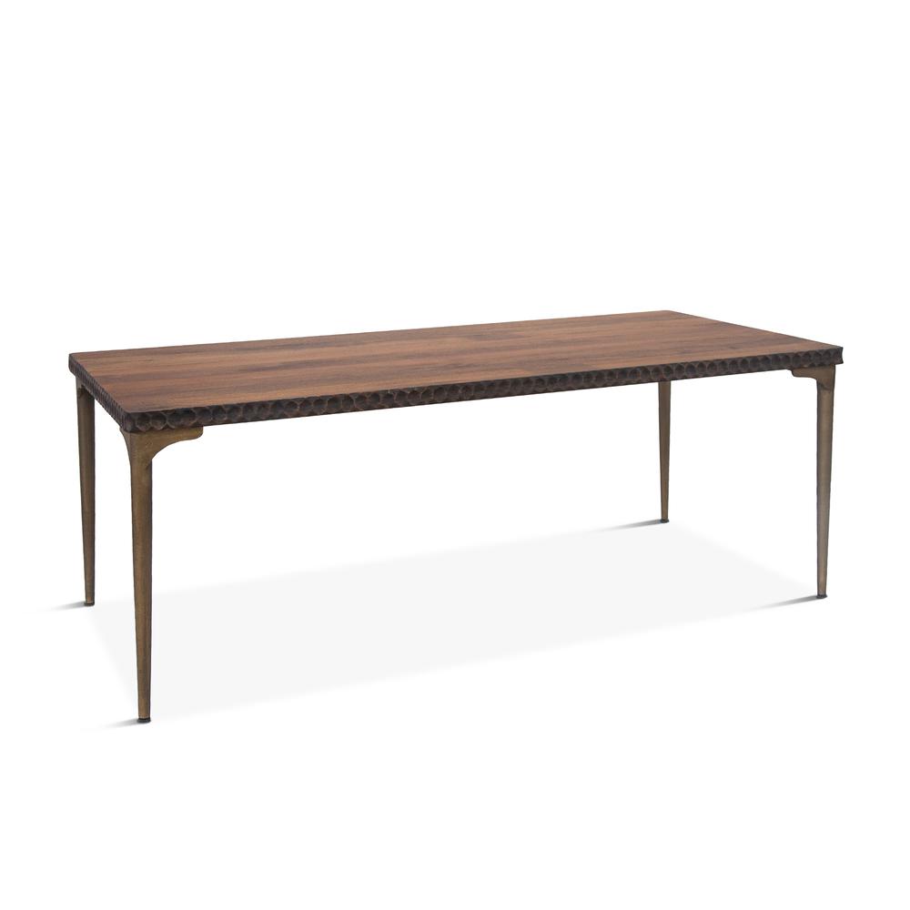 Vallarta 78-Inch Two Tone Mango Wood Dining Table. Picture 3