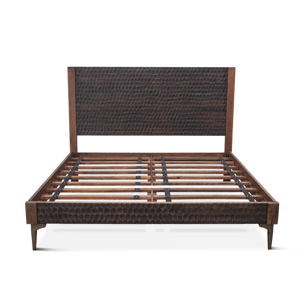 Vallarta Two Tone Mango Wood King Bed. Picture 4