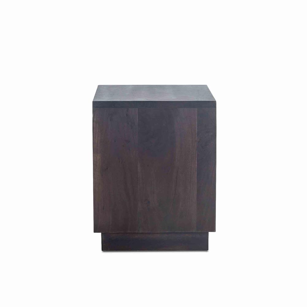 Palermo 24-Inch Acacia Wood Live Edge Night Chest in Raw Walnut Finish. Picture 6