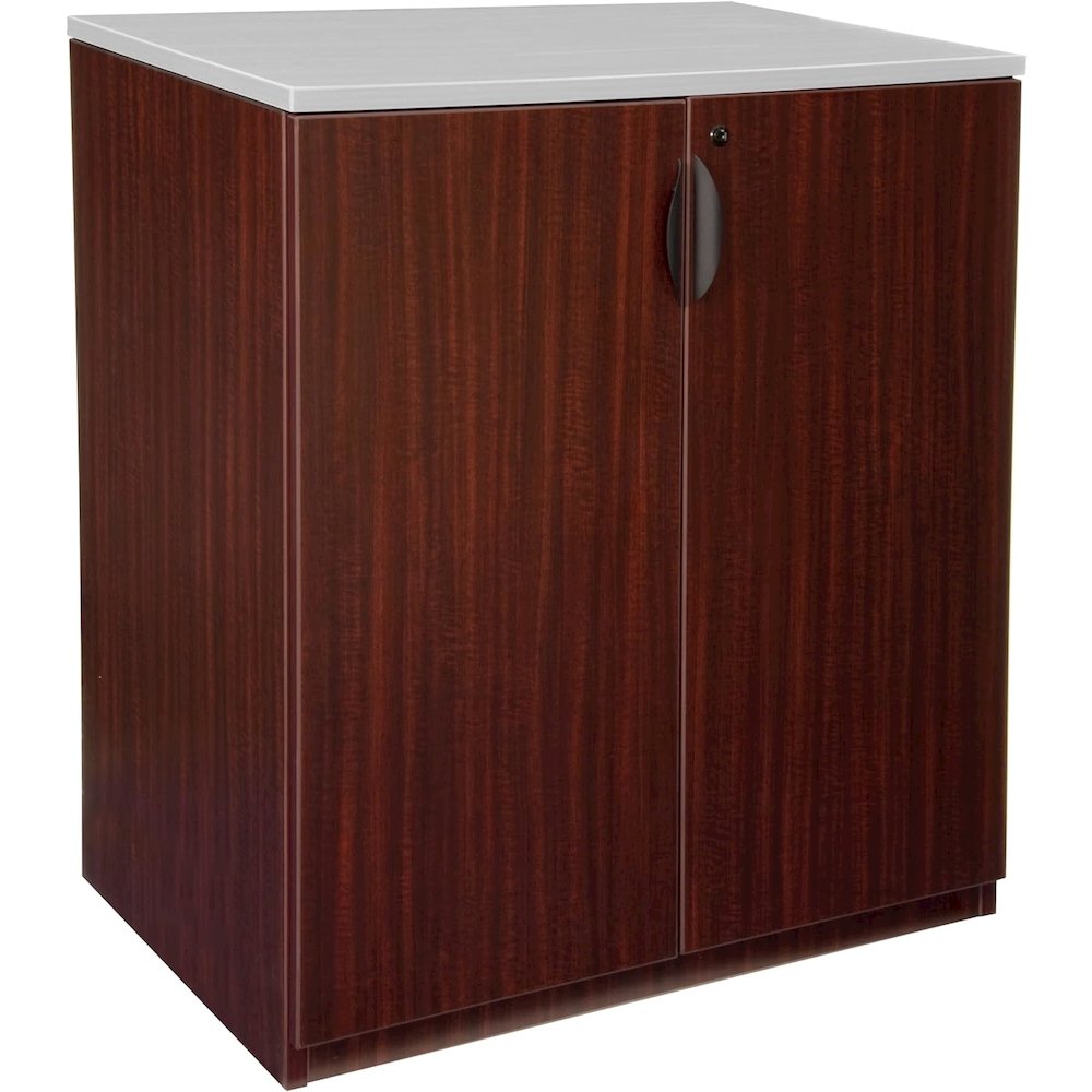 Legacy Stand Up Storage Cabinet (w/o Top)- Mahogany. Picture 1