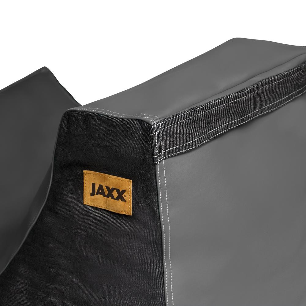 Jaxx Pixel Bean Bag Gamer Chair, Charcoal. Picture 3
