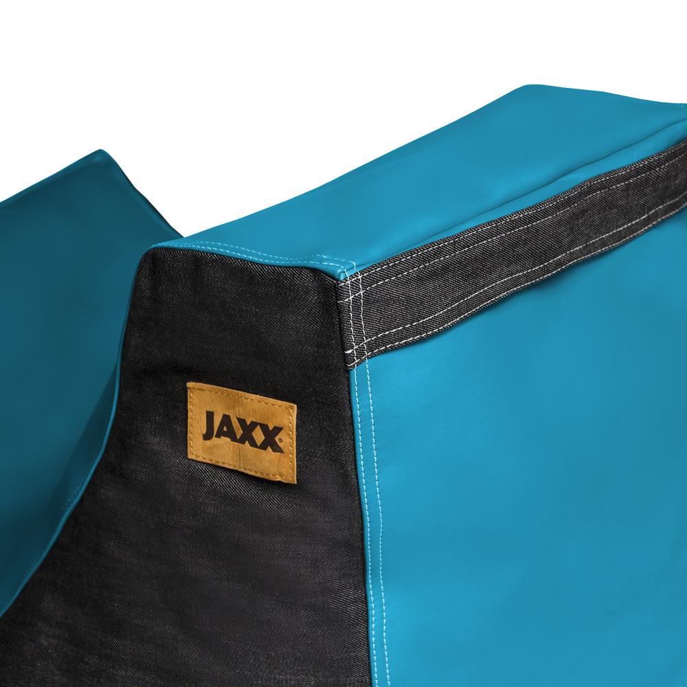 Jaxx Pixel Bean Bag Gamer Chair, Turquoise. Picture 3