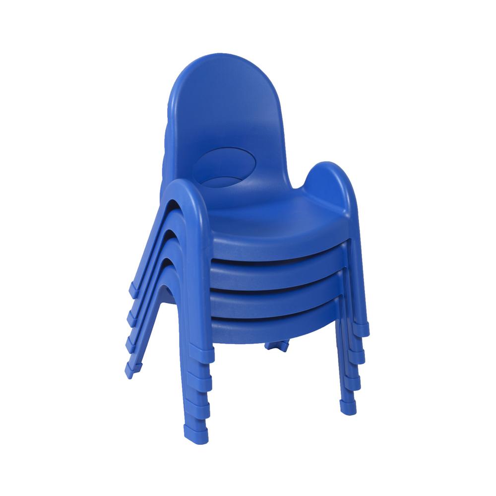 Value Stack™ 9" Child Chair - Royal Blue. Picture 3