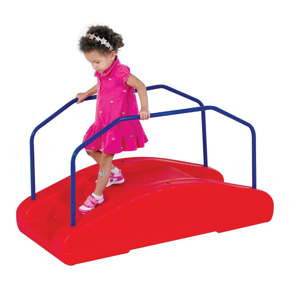 Red Rocker / Toddler Bridge with Rails. Picture 3