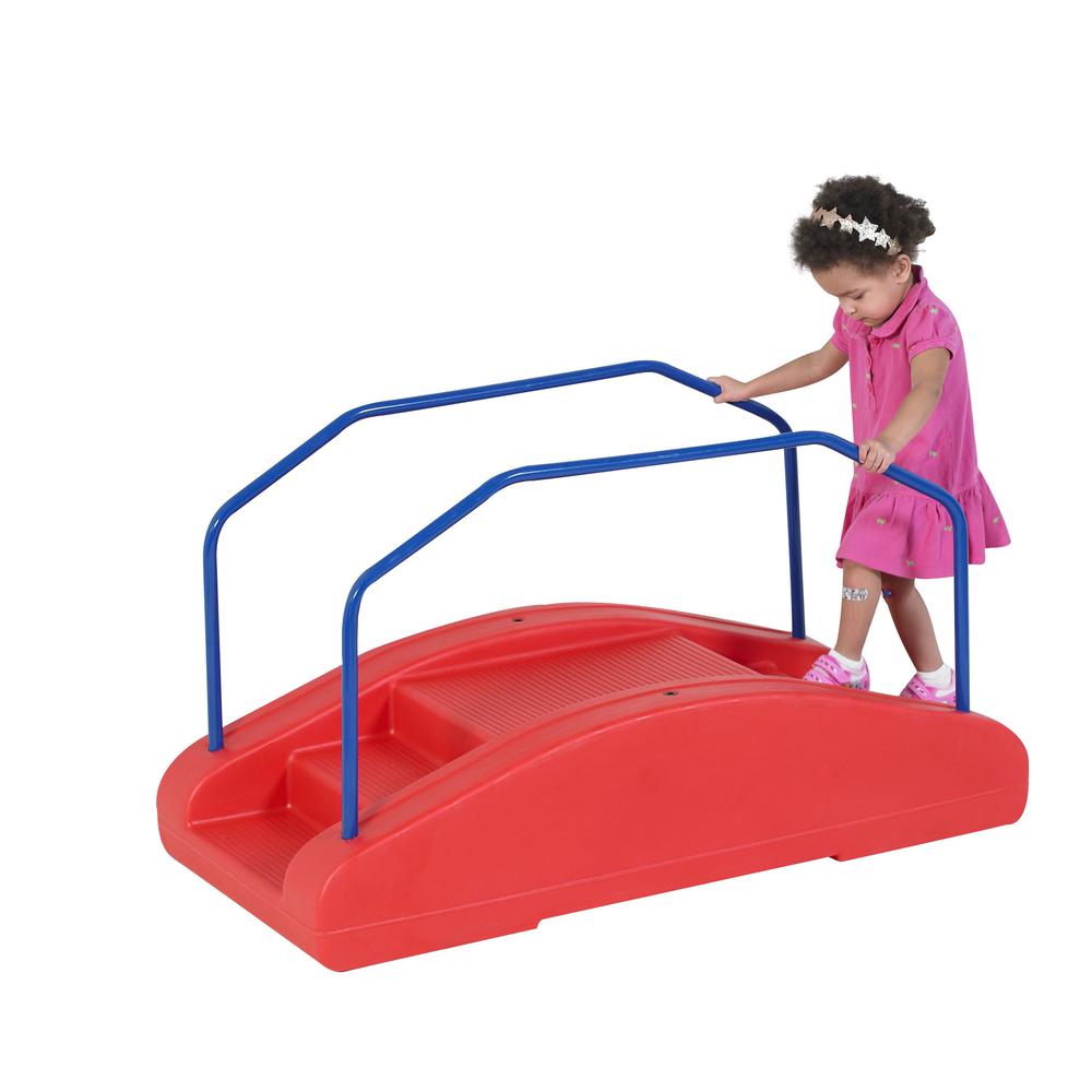 Red Rocker / Toddler Bridge with Rails. Picture 2