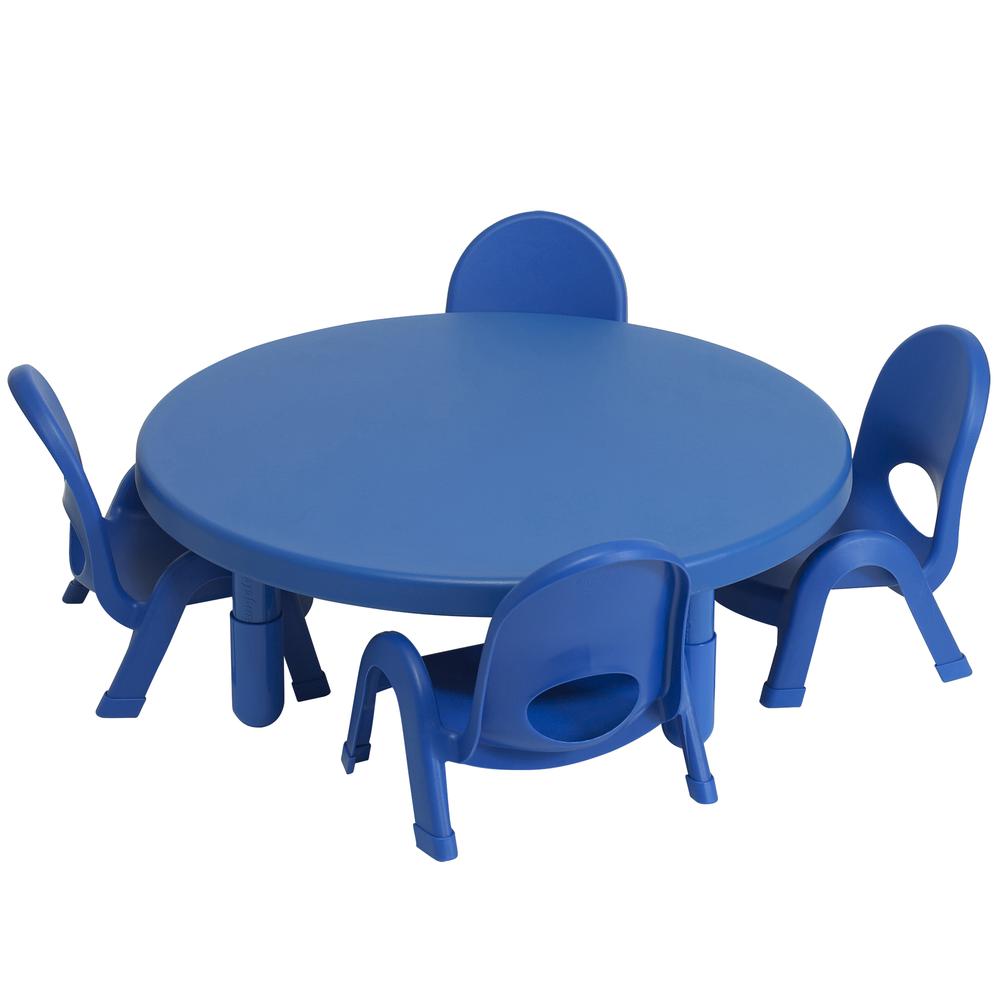 Toddler MyValue™ Set 4 Round - Royal Blue. Picture 1