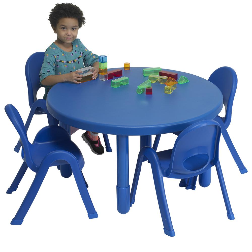 Preschool MyValue™ Set 4 Round - Royal Blue. Picture 1