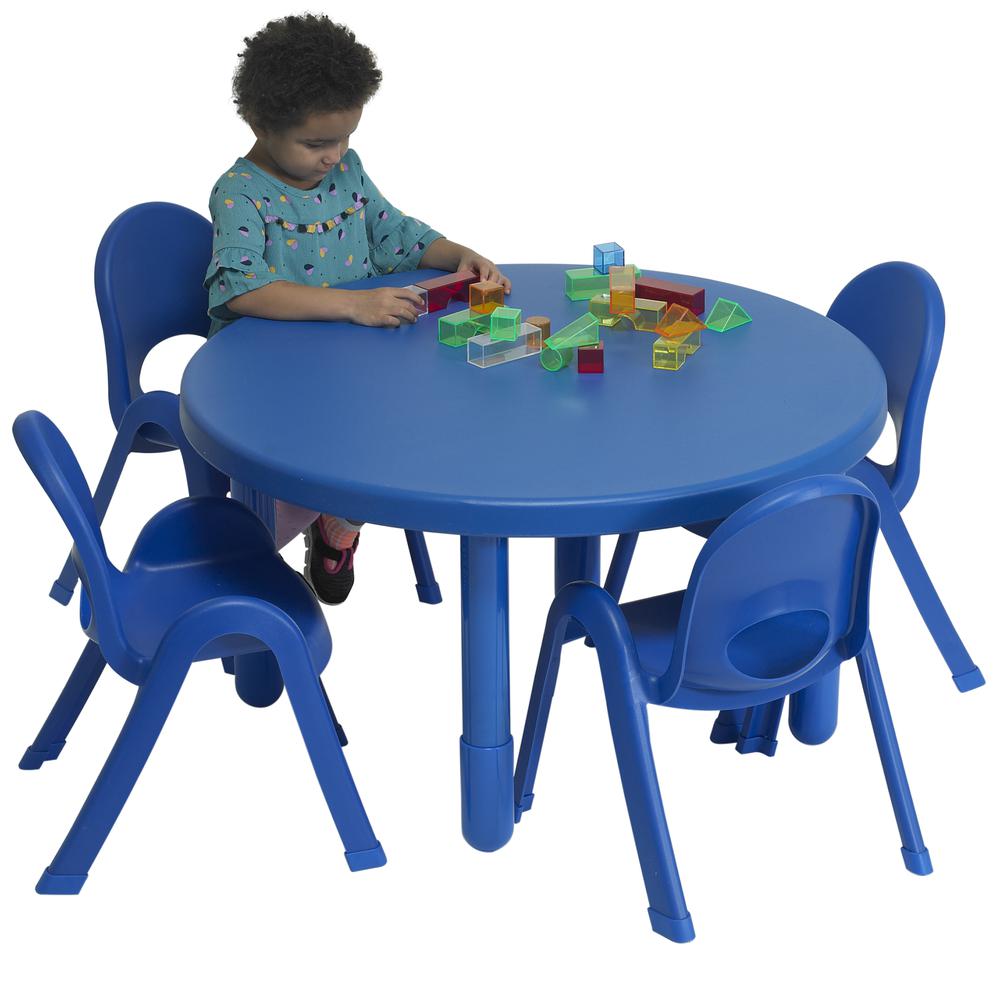 Preschool MyValue™ Set 4 Round - Royal Blue. Picture 2