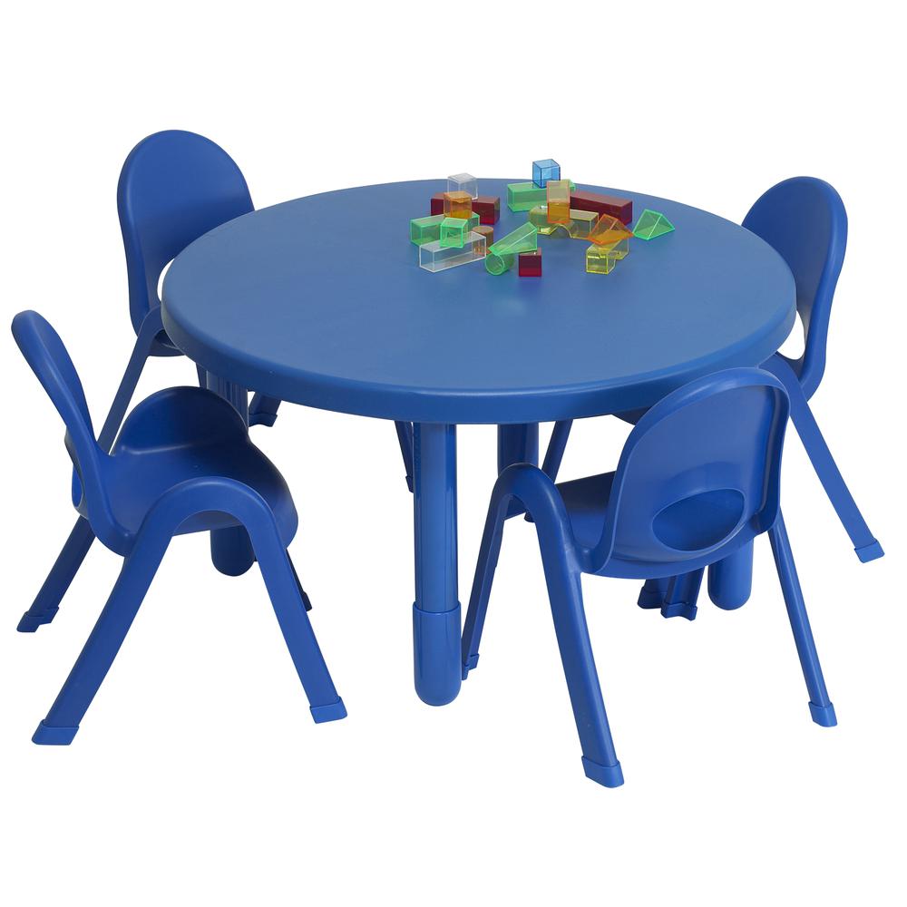 Preschool MyValue™ Set 4 Round - Royal Blue. Picture 3