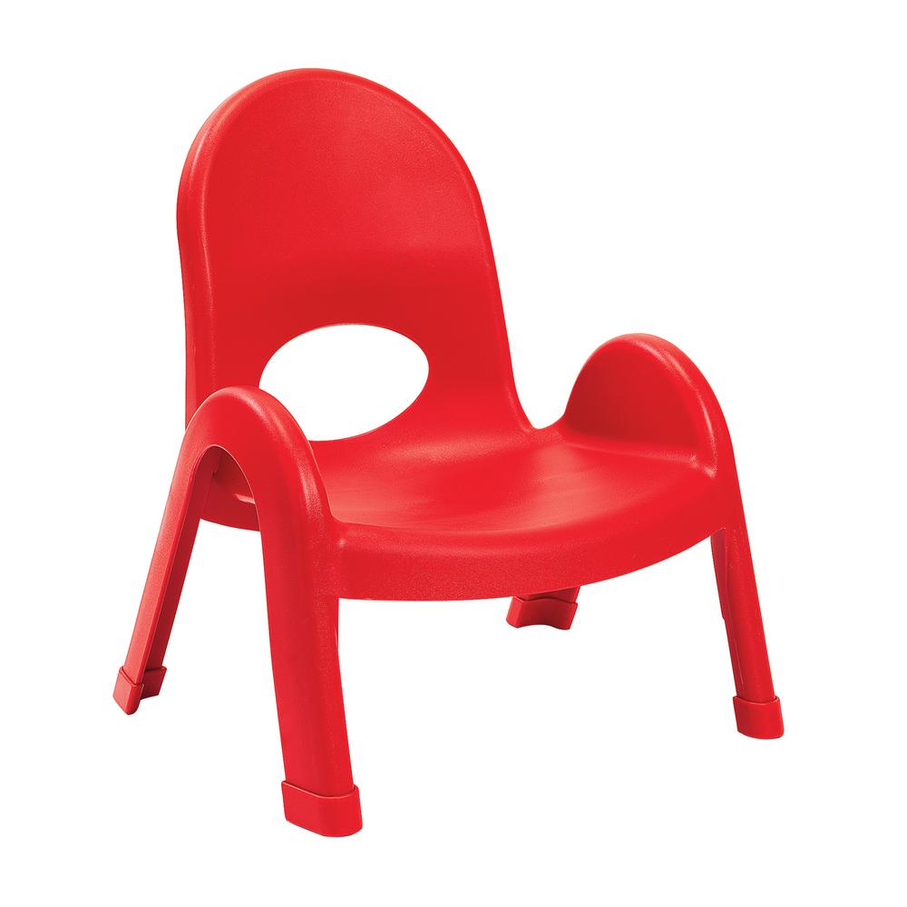 Value Stack 7" Child Chair - Candy Apple Red. Picture 1