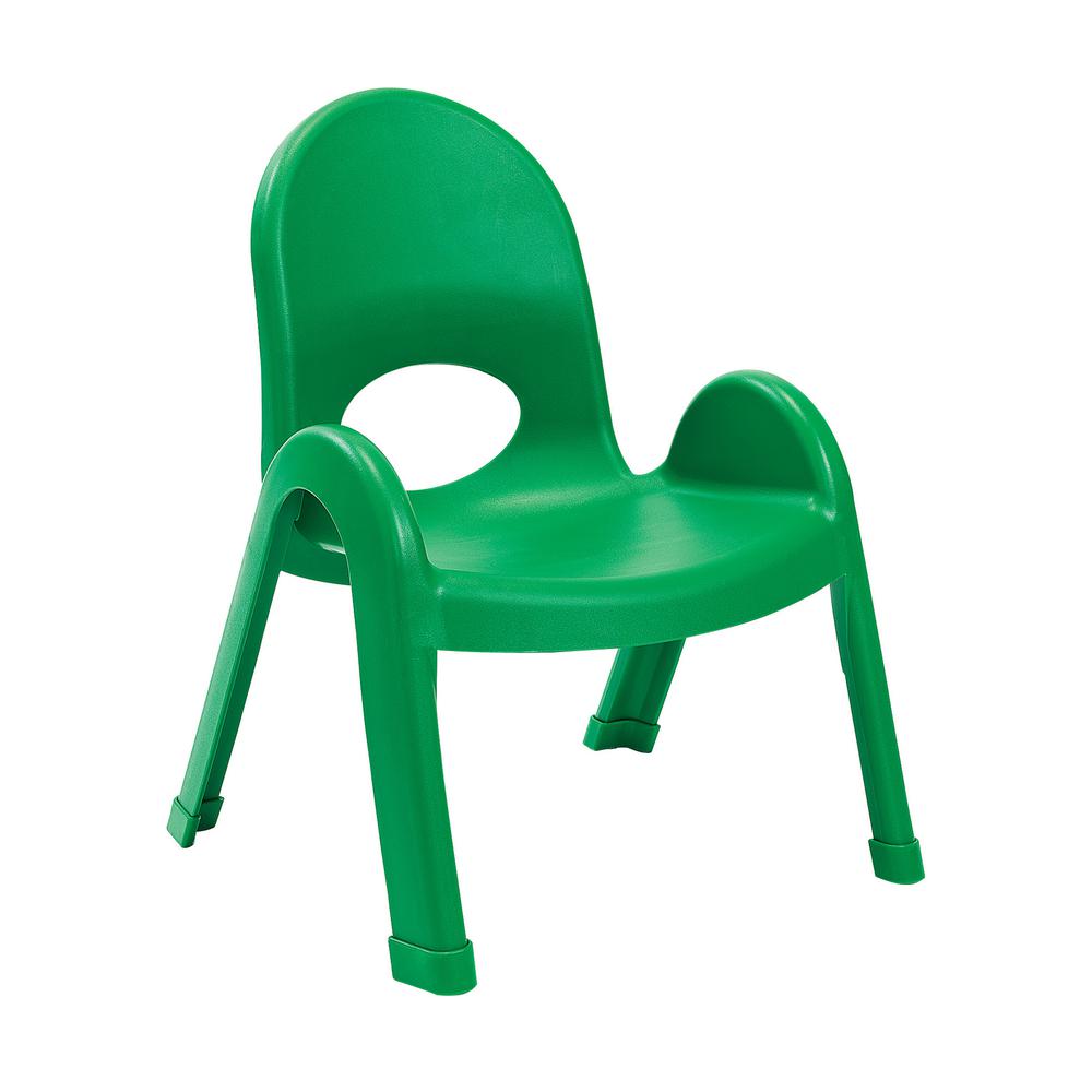 Value Stack 9" Child Chair - Shamrock Green. Picture 1