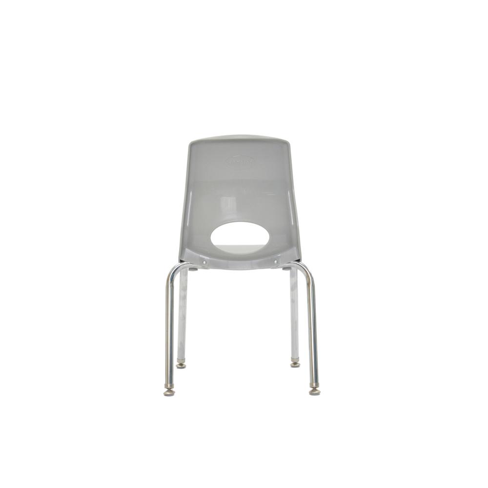 Myposture Plus 14" Chair - Gray With Chrome Legs. Picture 3