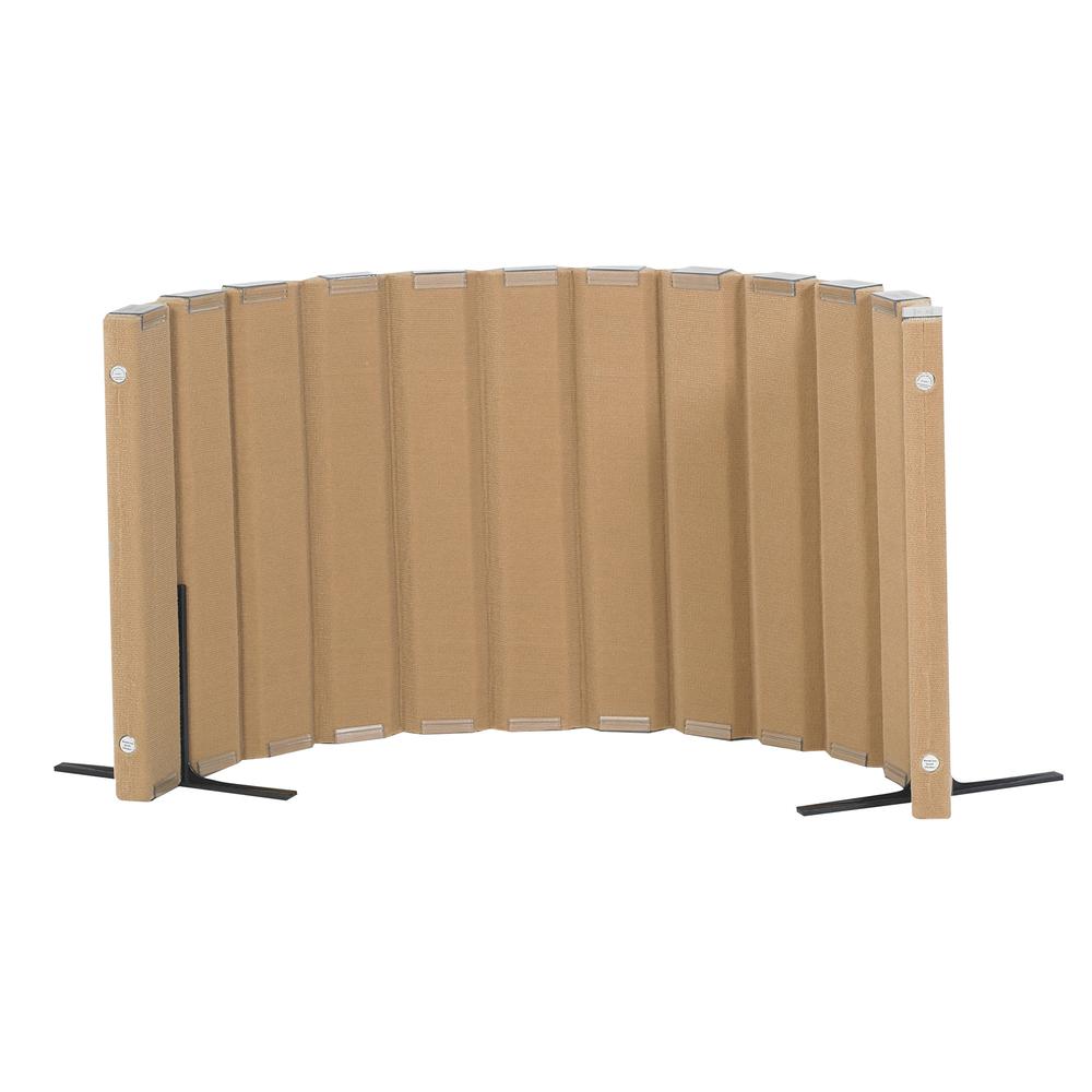Quiet Divider® with Sound Sponge®  30" x 6' Wall - Natural Tan. Picture 1
