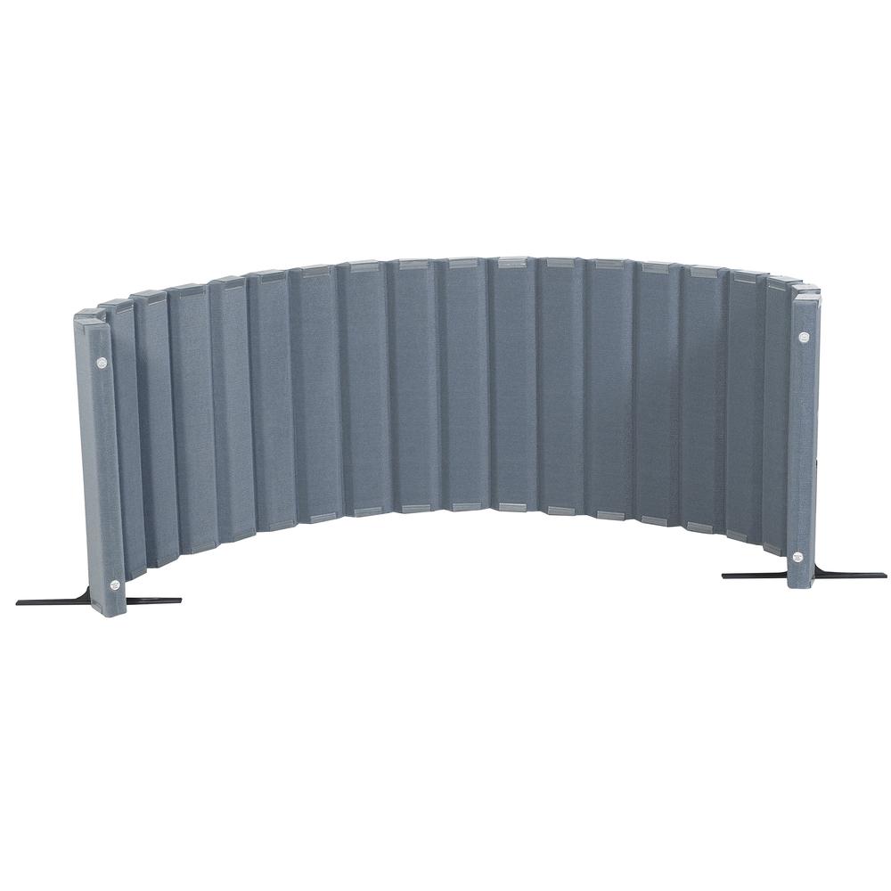 Quiet Divider® with Sound Sponge®  30" x 10' Wall - Slate Blue. Picture 2