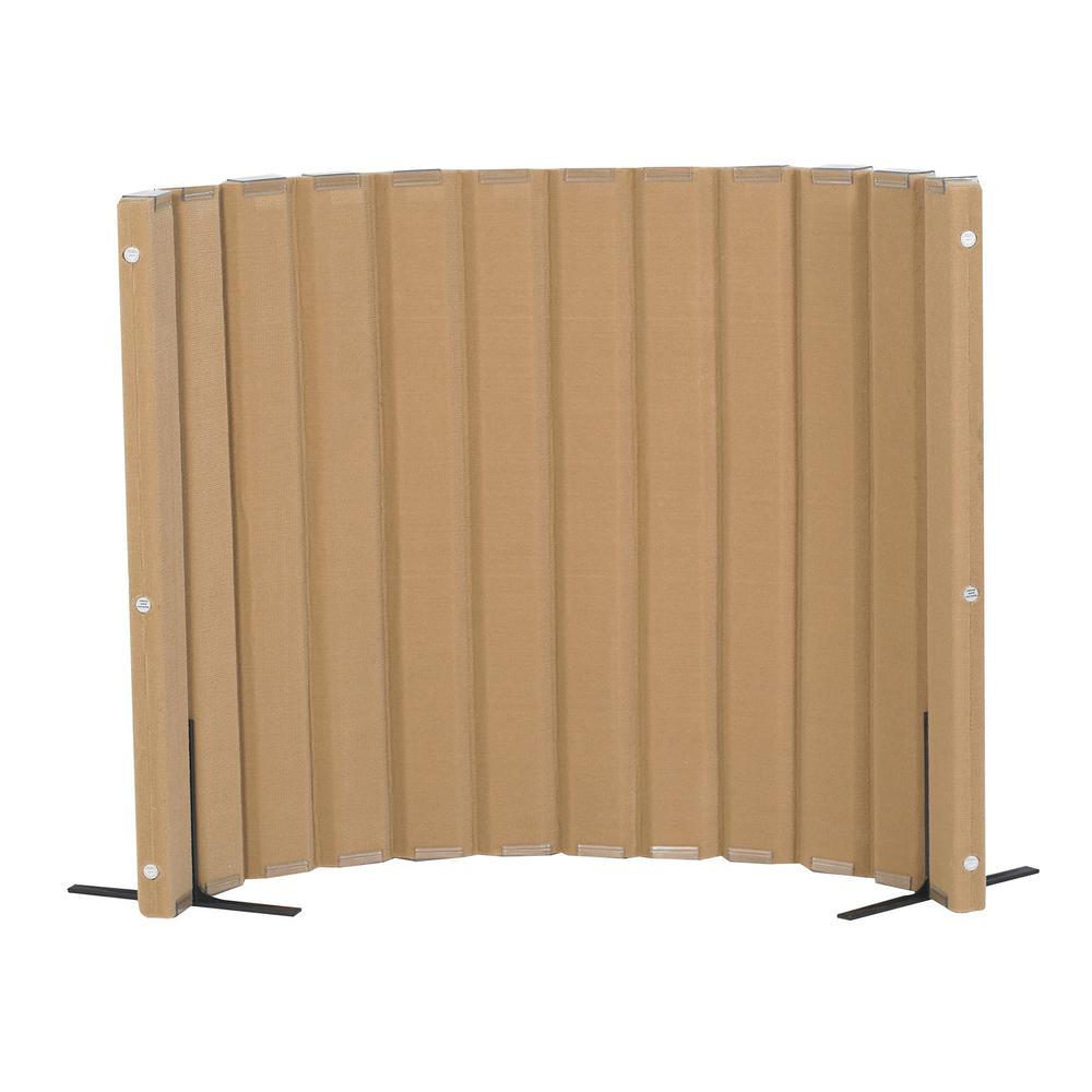 Quiet Divider® with Sound Sponge®  48" x 6' Wall - Natural Tan. Picture 3