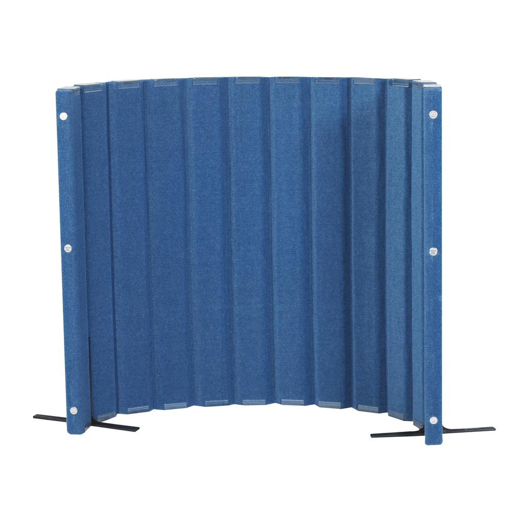Quiet Divider® with Sound Sponge®  48" x 6' Wall - Blueberry. Picture 4