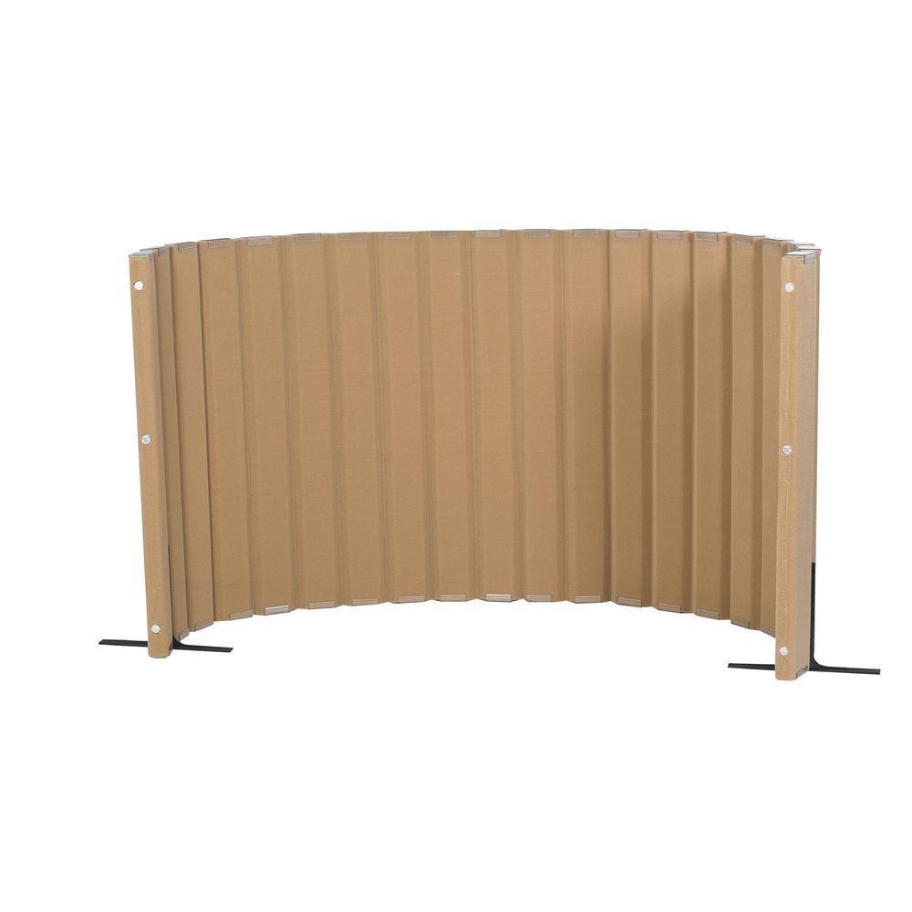 Quiet Divider® with Sound Sponge®  48" x 10' Wall - Natural Tan. Picture 1