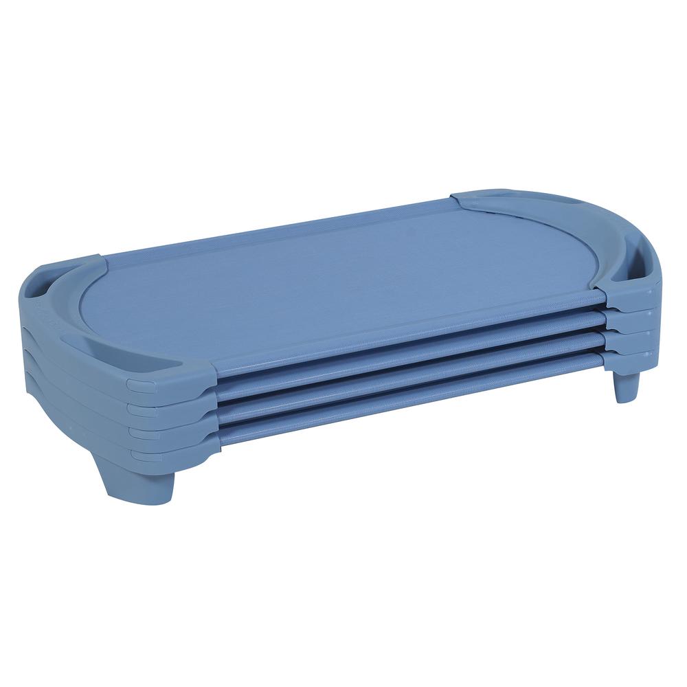 SpaceLine® Cot Toddler 4 Pack - WedgeWood Blue. Picture 1