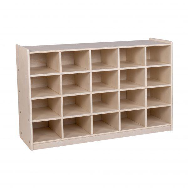 Mobile 20-Section Cubby Storage - RTA. Picture 3