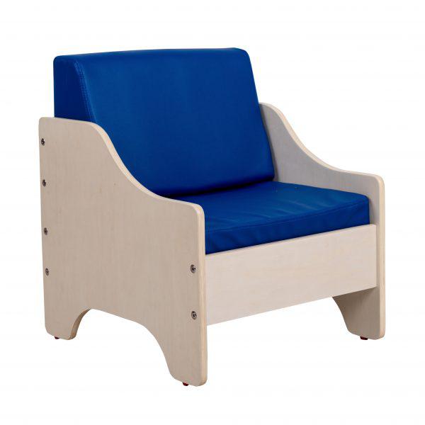 Everyday Lounge Chair - Blue Cushions - RTA. Picture 1